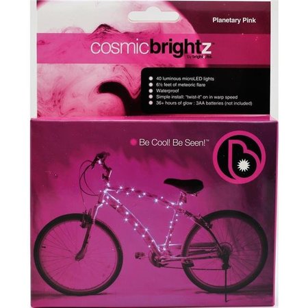BRIGHTZ Brightz 9700386 Cosmicbrightz Bike Frame LED Light Kit  Pink 9700386